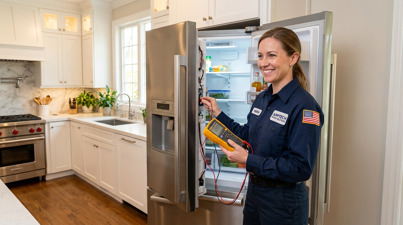 Certified Appliance Technician in Home